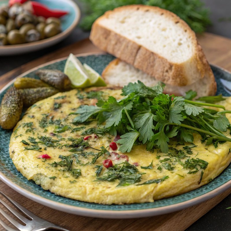Khagineh - Persian Herb Omelette