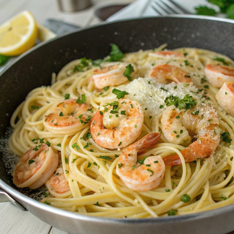 Classic Shrimp Scampi Pasta