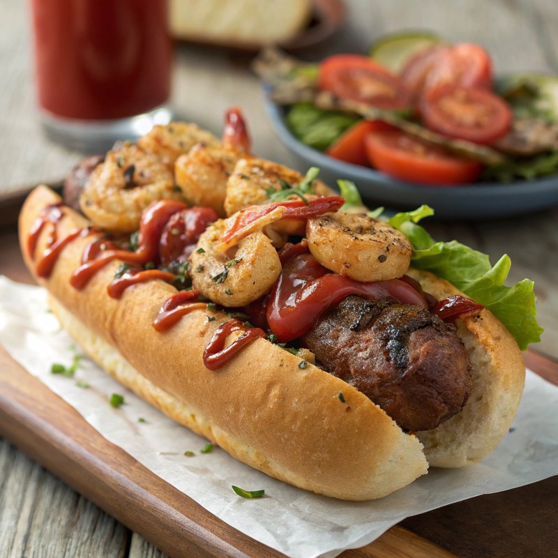 Gourmet Surf and Turf Dog