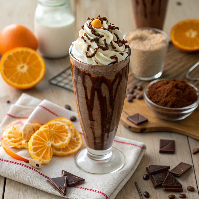 Decadent Chocolate Orange Milkshake