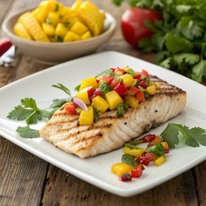 Grilled Mahi Mahi with Mango Salsa