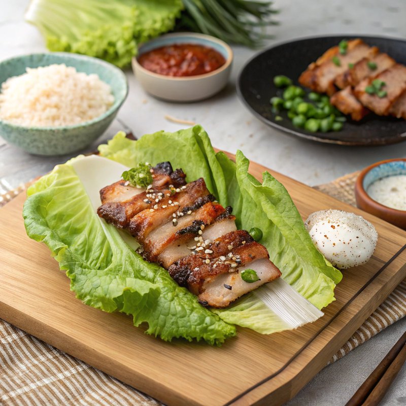 Gotgamssam - Traditional Korean Lettuce Wraps