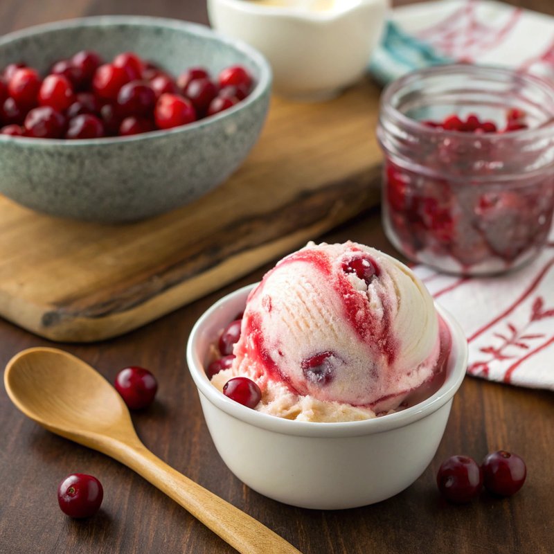 Massachusetts Cranberry Bog Ice Cream