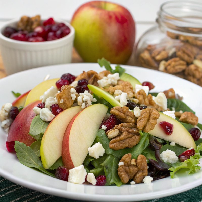 Apple Cranberry Walnut Salad