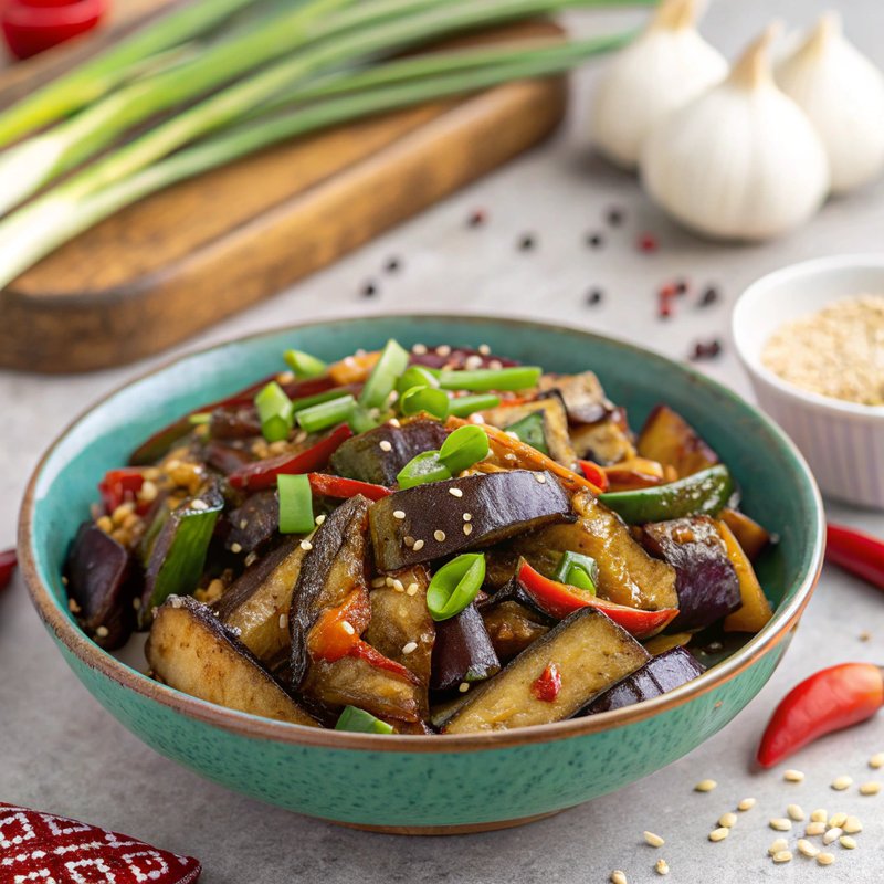 Stir Fried Eggplant