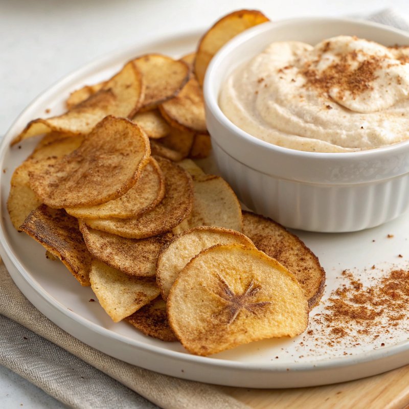Crispy Cinnamon Parsnip Chips