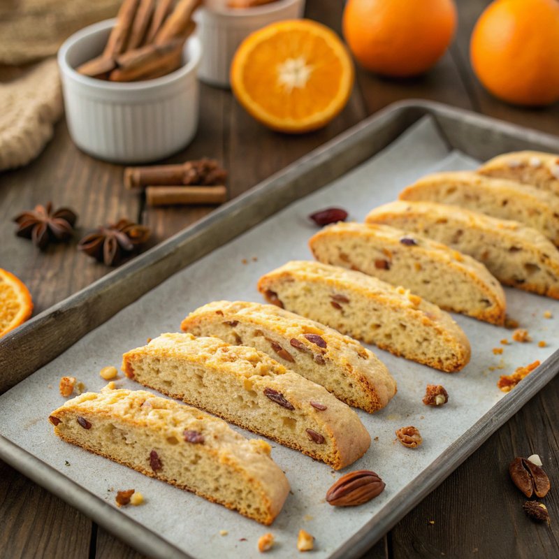 Orange and Pecan Biscotti