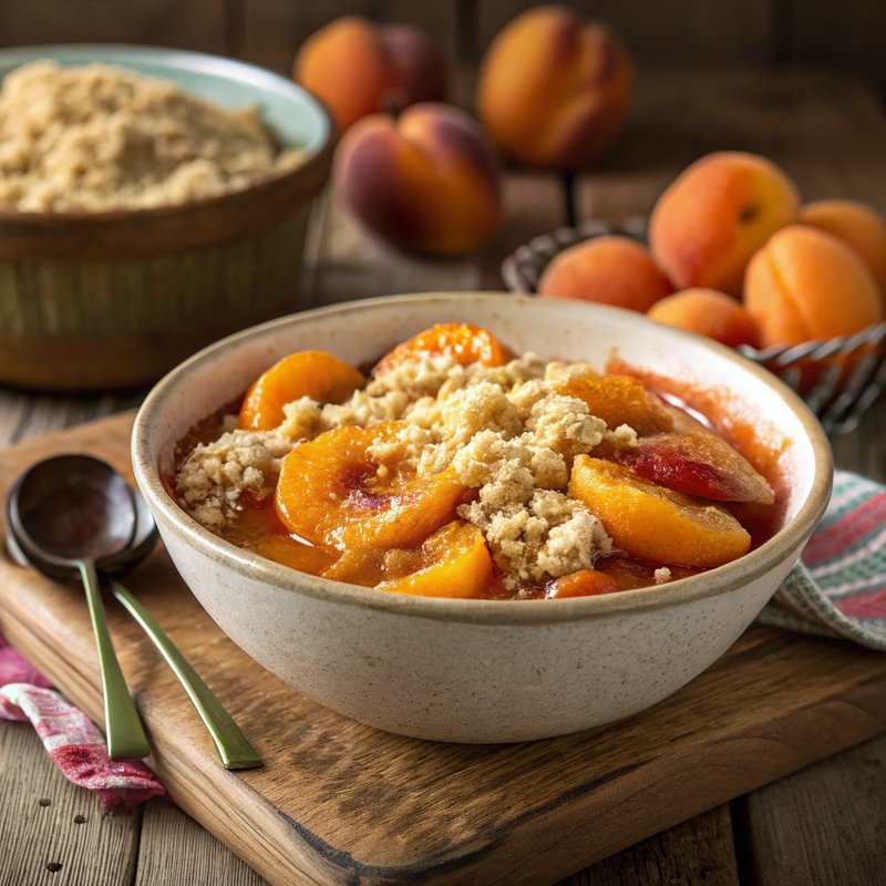 Apricot Crumble Stew