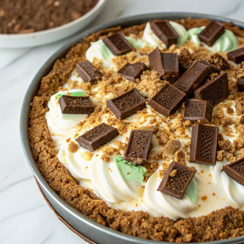 Peppermint Crisp Tart