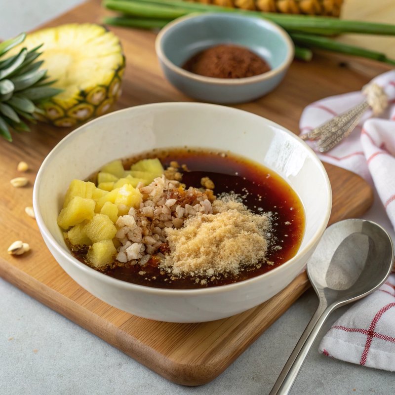 Pineapple and Teriyaki Marinade