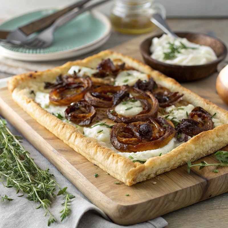 Onion and Goat Cheese Tart
