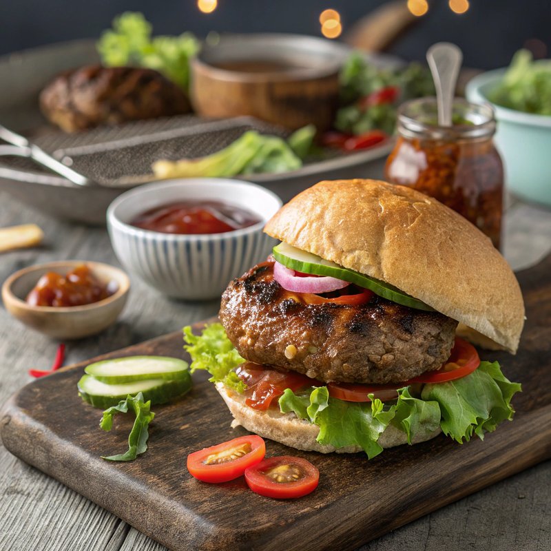 Five Spice Pork Burger