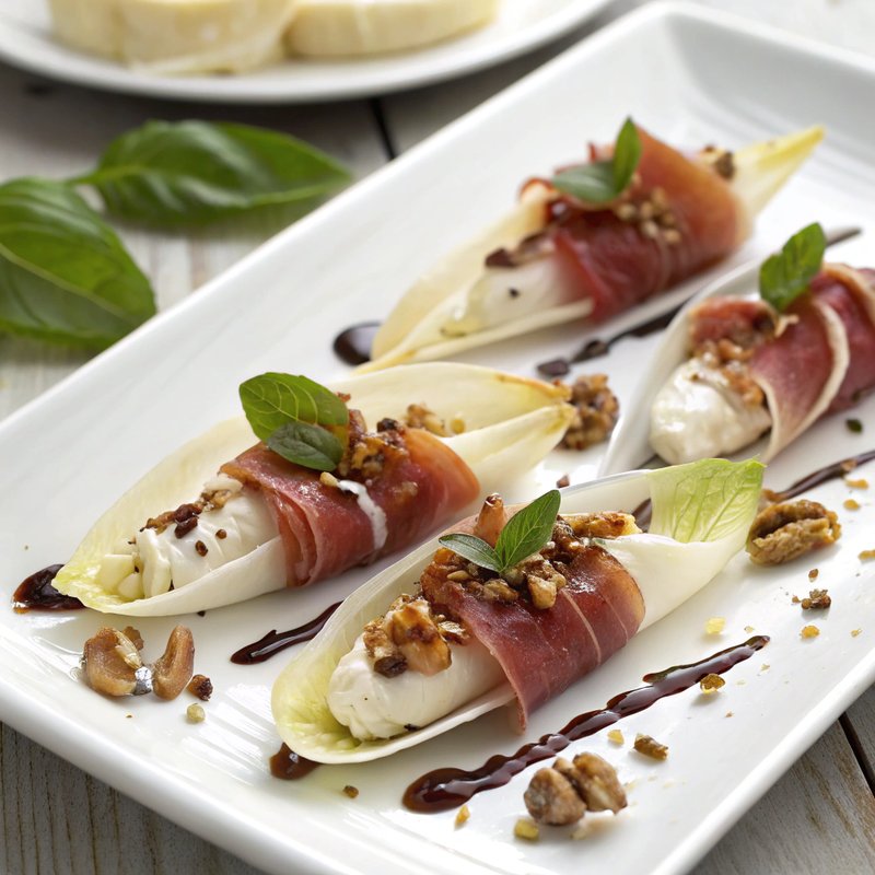 Elegant Endive and Prosciutto Rolls