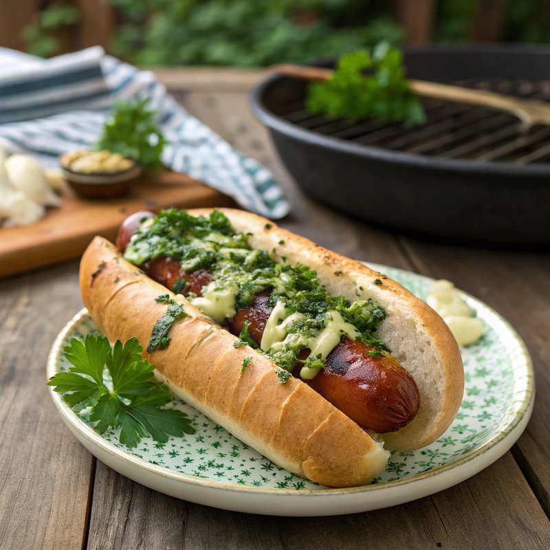 Garlic Herb Dog
