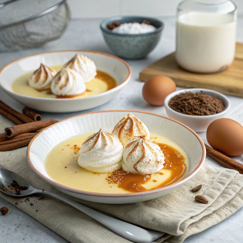 Oeufs à la Neige (Floating Islands)