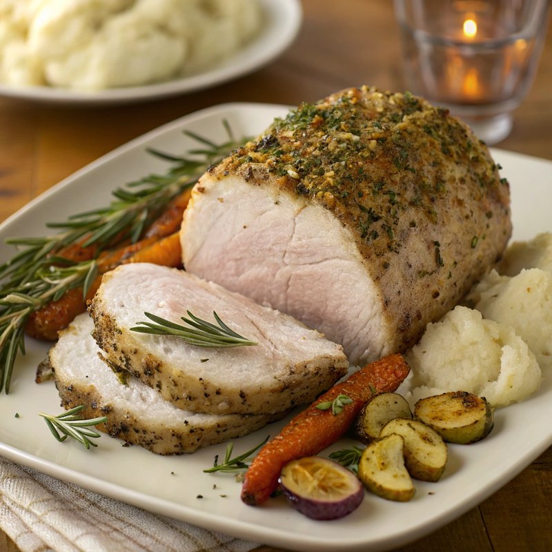 Herb-Crusted Roast Pork Loin