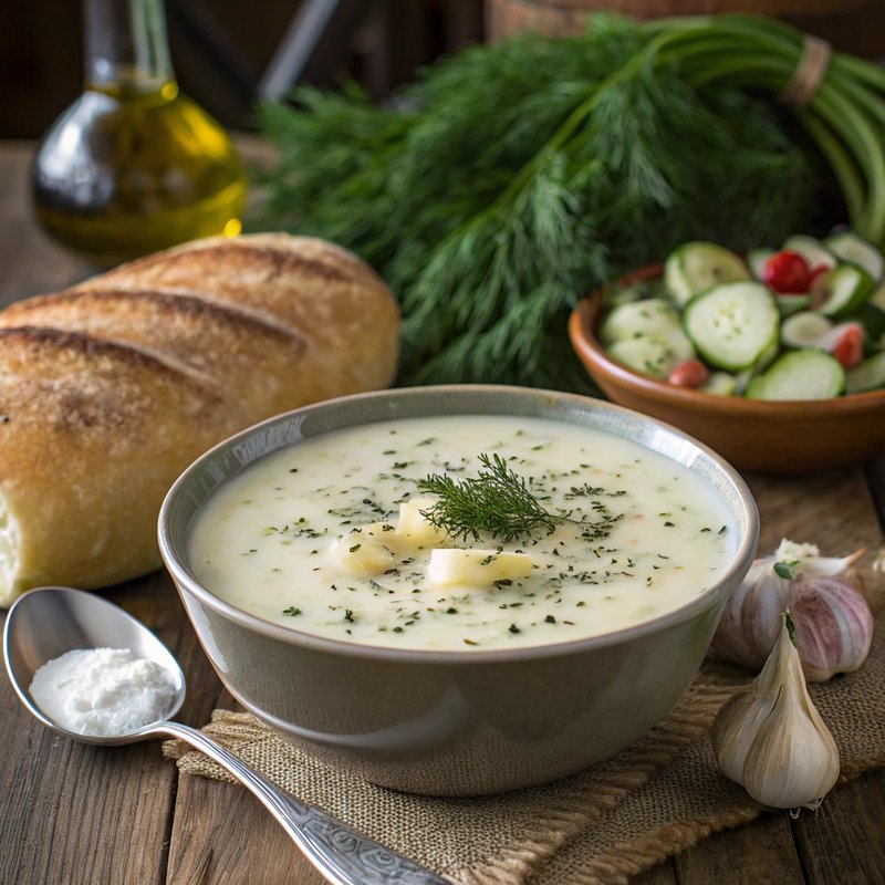 Velvety Kefir and Potato Soup
