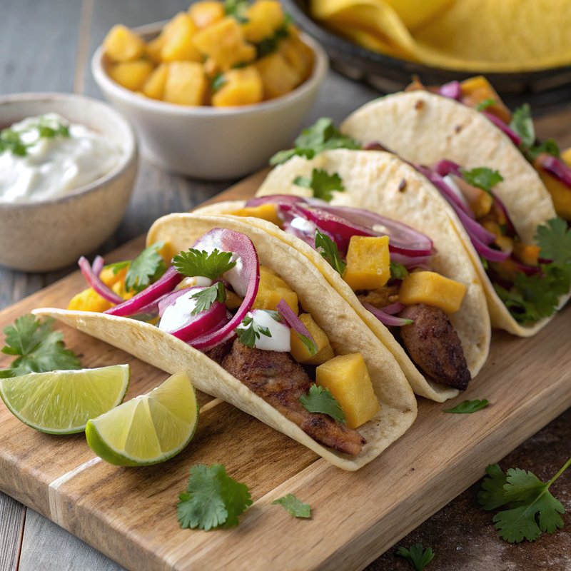 Mango and Pork Tacos