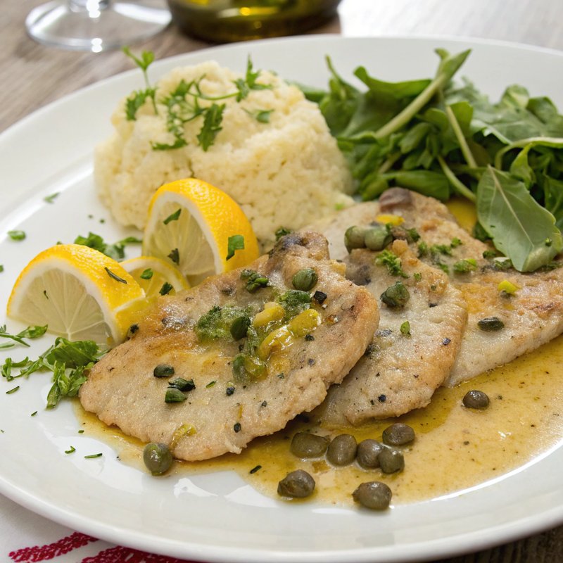 Veal Scaloppine with Lemon and Capers