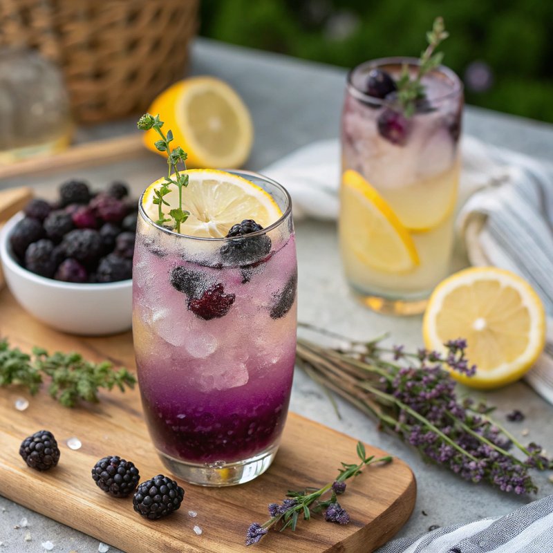 Blackberry Lemon Thyme Spritzer