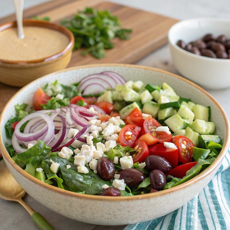 Mediterranean Tahini Salad