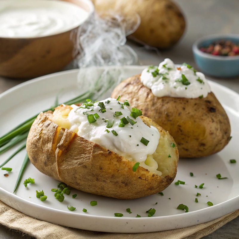 Greek Yogurt Topped Potatoes