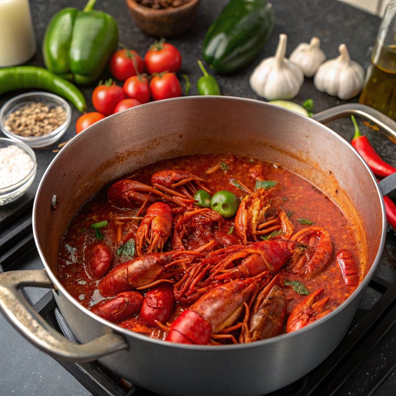 Spicy Cajun Crayfish