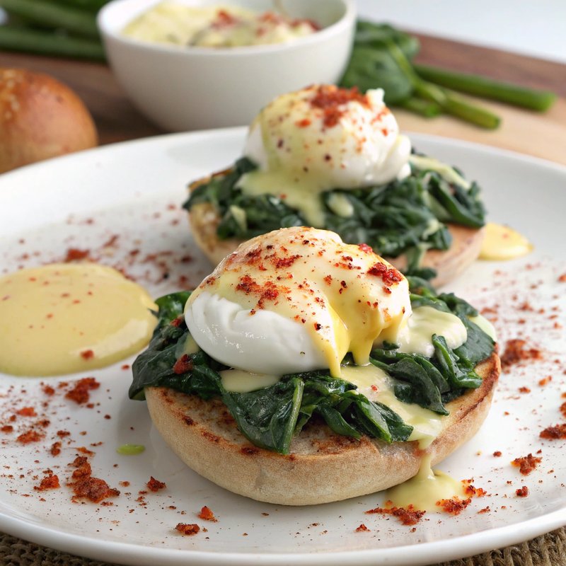 Artichoke and Spinach Eggs Benedict
