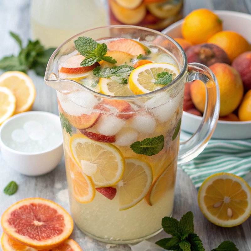 Summer Peach Sangria