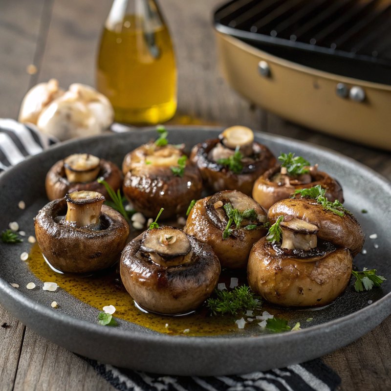Savory Grilled Mushrooms