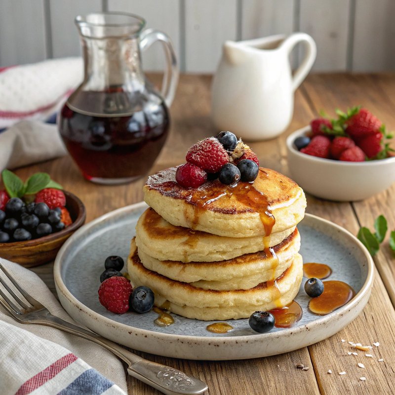 Fluffy Homemade Pancakes