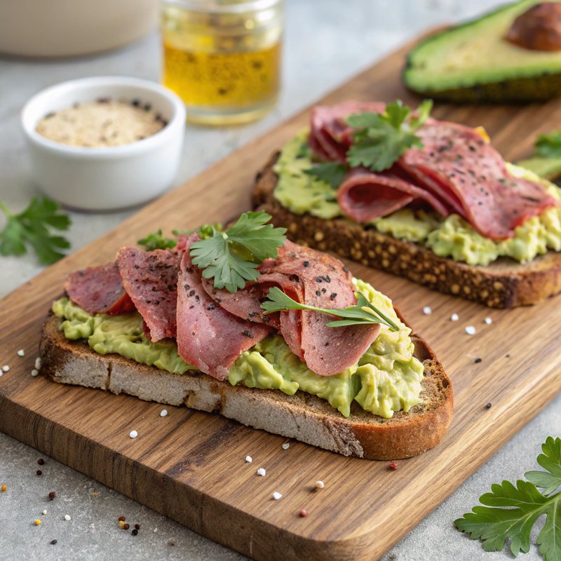Pastrami and Avocado Toast