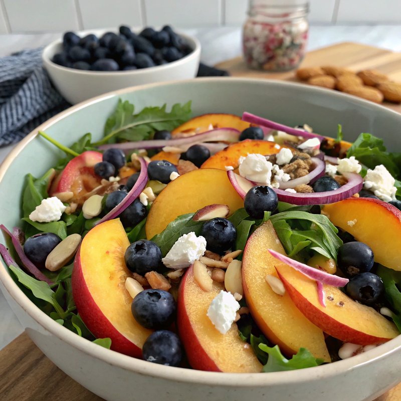 Nectarine and Blueberry Salad