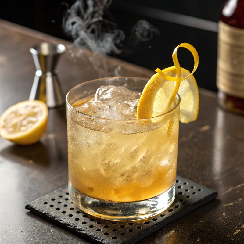 Smoky Whiskey Sour