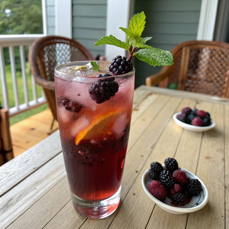 Blackberry Bourbon Lemonade