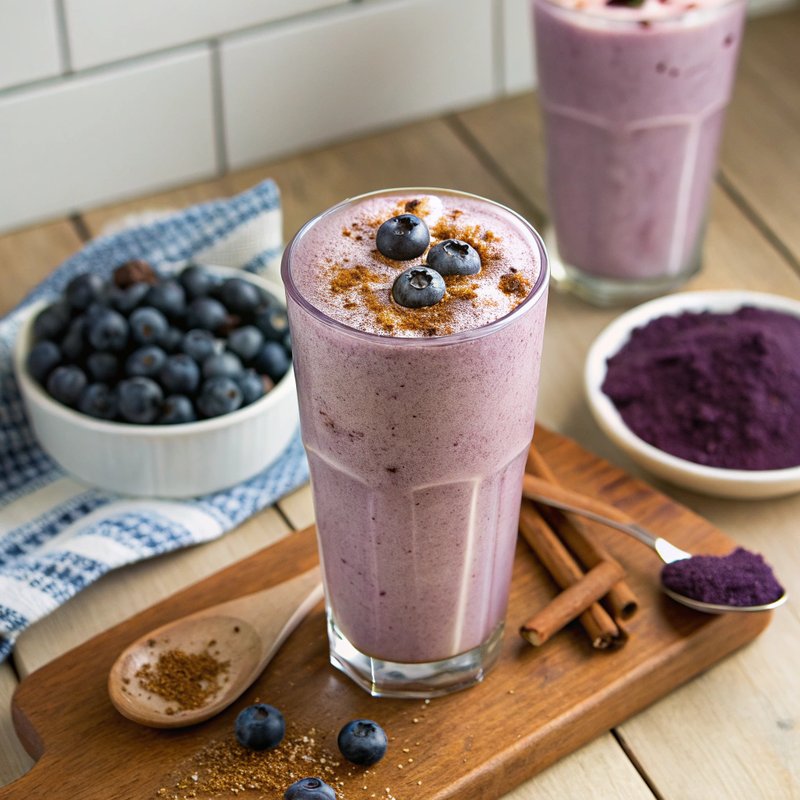Blueberry Pie Protein Shake