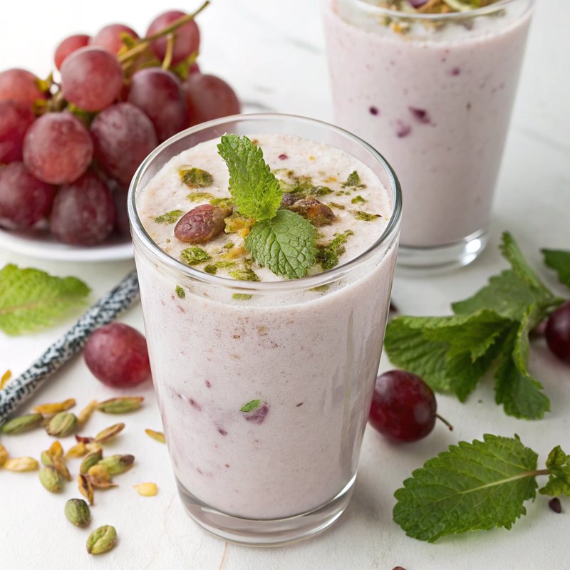 Refreshing Grape Lassi