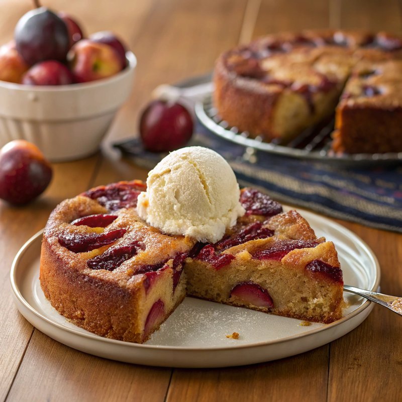 Delicious Plum Cake