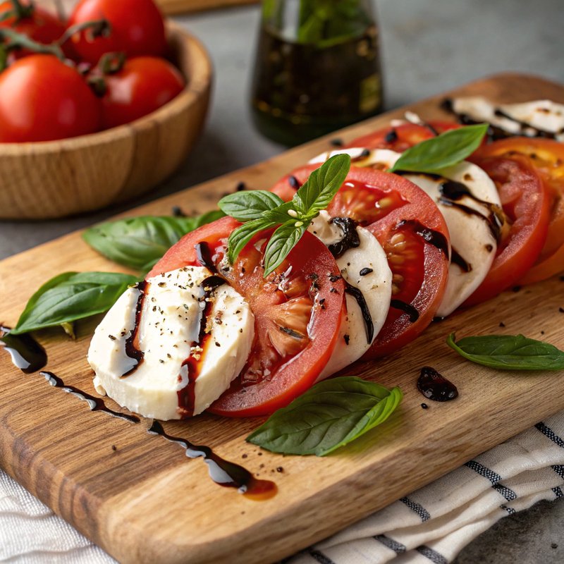 Caprese Salad with Balsamic Reduction