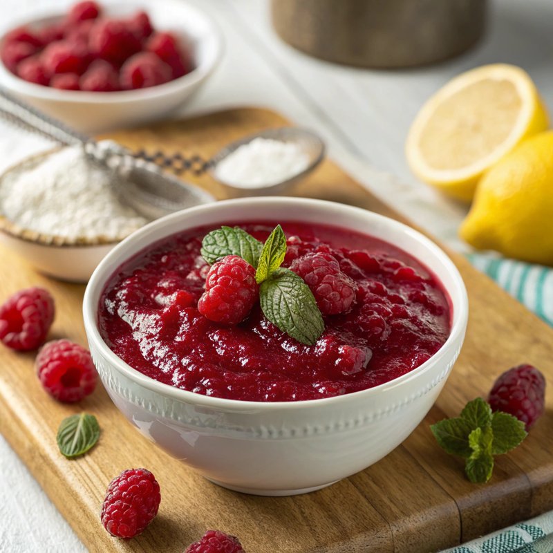 Homemade Raspberry Sauce