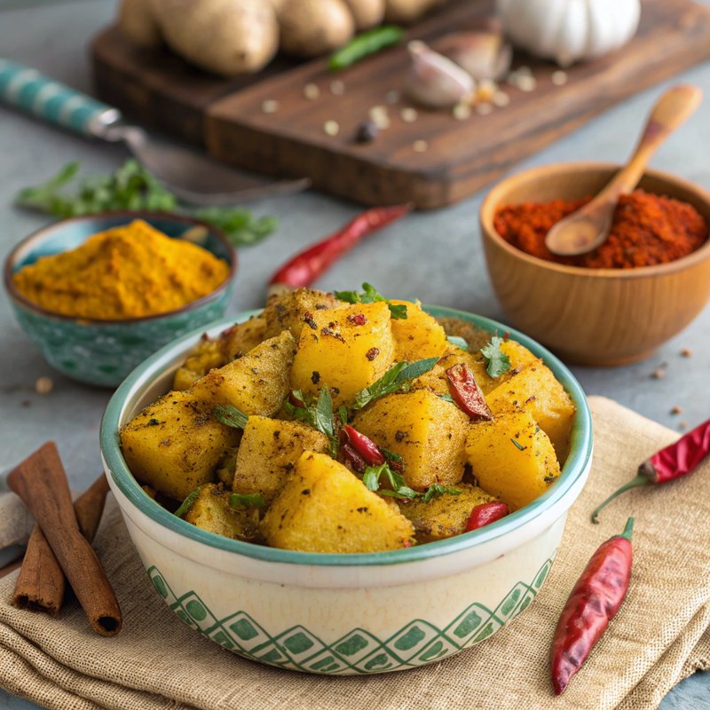 Aloo Ko Achar: Nepalese Spiced Potato Pickle