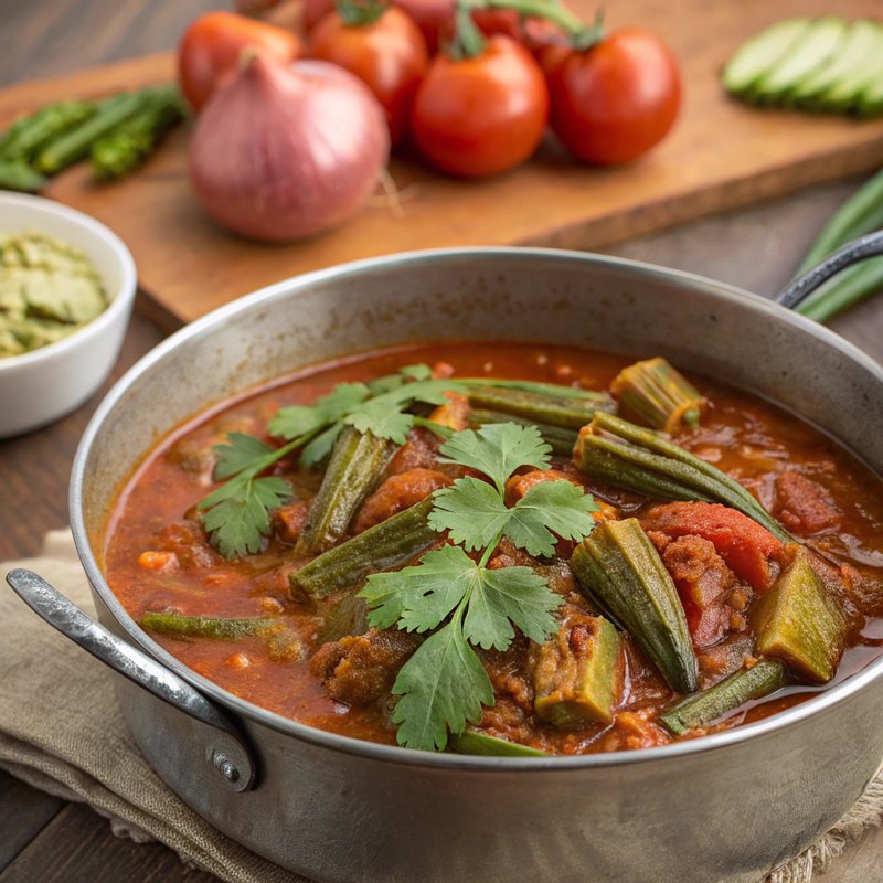Bamieh - Middle Eastern Okra Stew