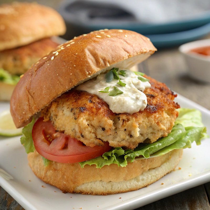 Classic Chesapeake Bay Crab Cake Sandwich