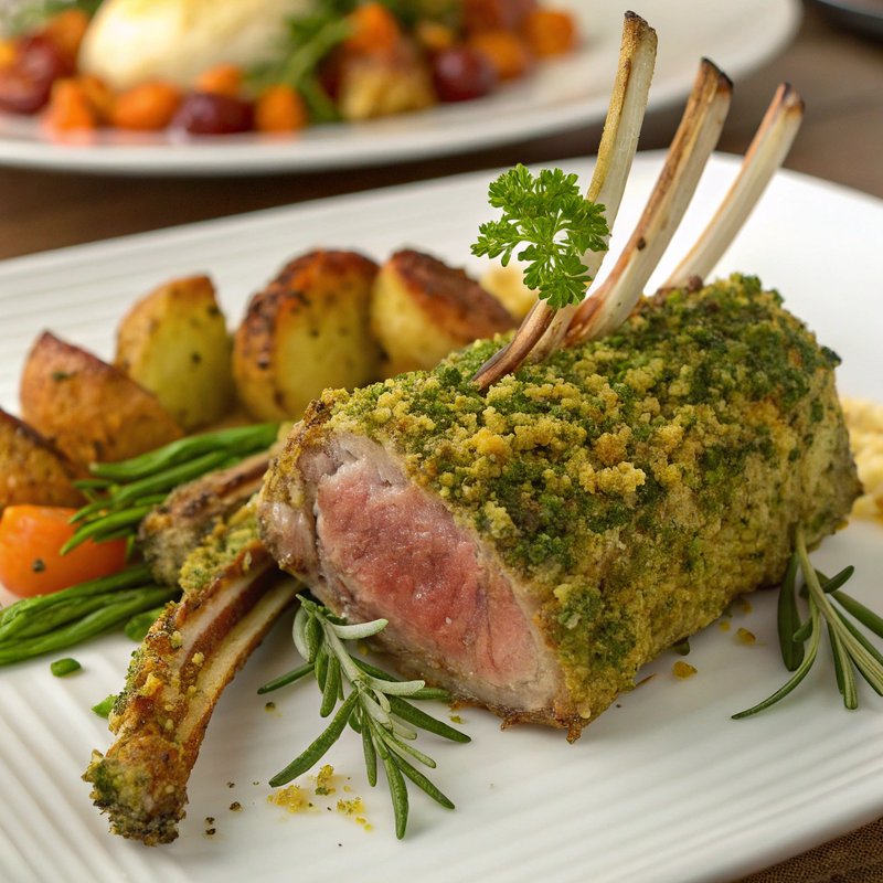 Herb-Crusted Rack of Lamb