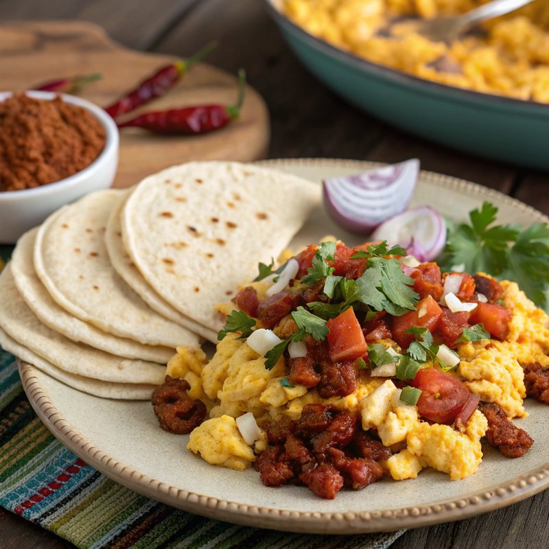 Huevos Con Chorizo