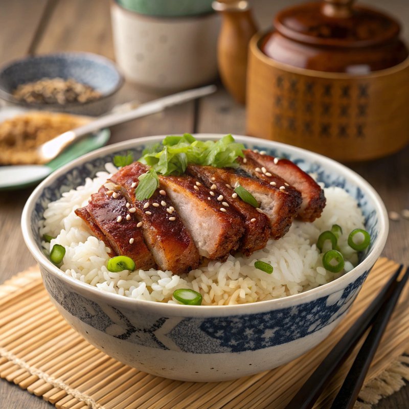 Authentic Chinese Char Siew Rice