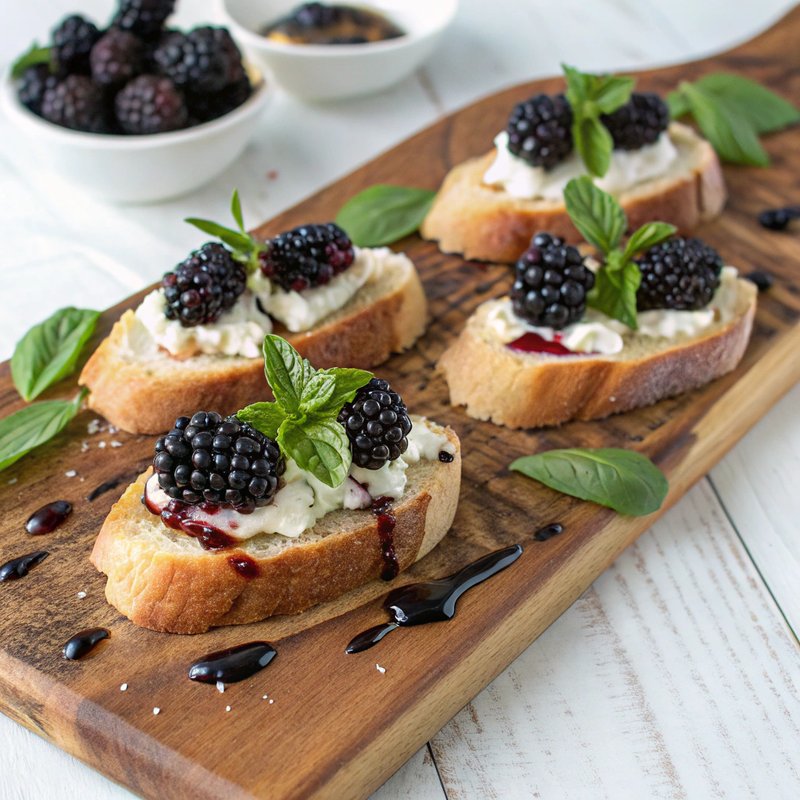 Blackberry Bruschetta