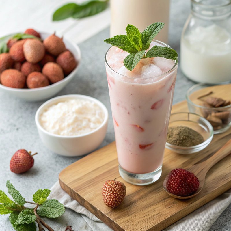 Lychee Lassi