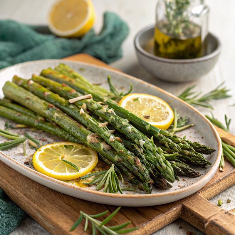 Rosemary and Lemon Grilled Asparagus