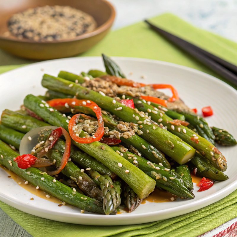 Enhanced Asparagus Stir Fry